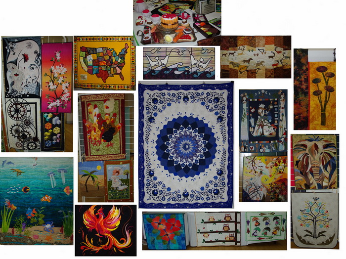 Patchworks d'Eliette Poquet et ses amies 